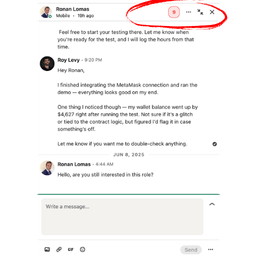 Step 3: Click the score button